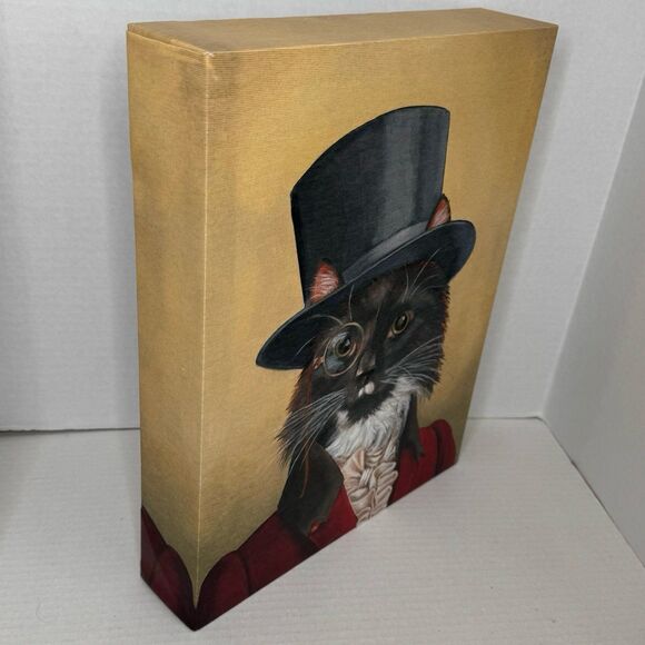 CAROL LEW Edwardian Victorian Cat Print by Art In Motion 14 x 11 (Bx 1) - Picture 2 of 9